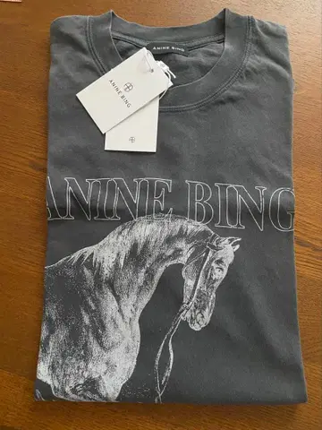 Anine Bing 말 프린트 T셔츠