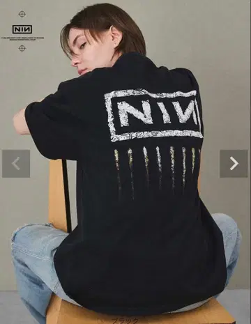 OPENING ACT Nine Inch Nails 티셔츠 L 블랙