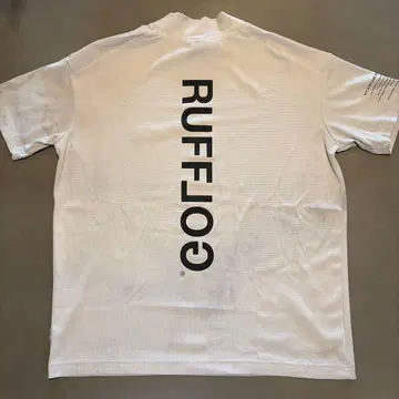 RUFFLOG 골프 모크넥 셔츠 화이트