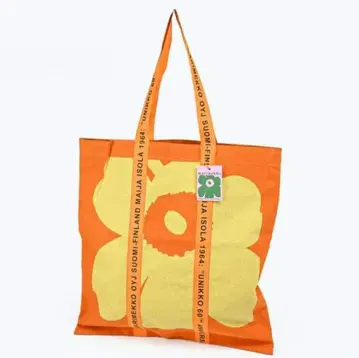 marimekko 한정판 토트백 오렌지 미사용 새상품