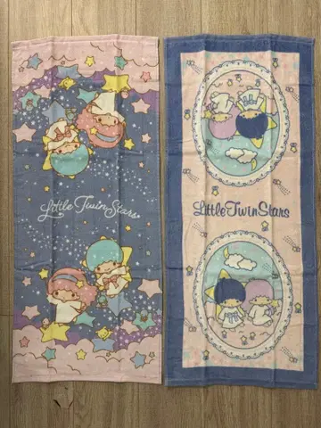 새상품 리틀트윈스타 키키라라 산리오 페이스타월 별