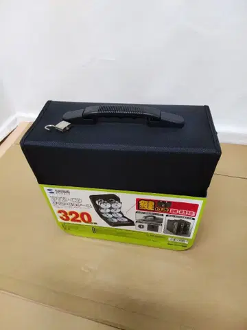 SANWA SUPPLY DVD CD 케이스 320매 수납 열쇠 포함 새상품