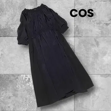 새상품급! COS 드로우 스트링 이소재 도킹 원피스 M