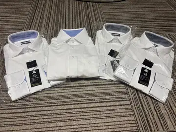 SUIT SELECT 4S 논아이론 와이셔츠 4매 세트 L86