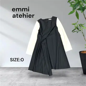 3214 emmi atelier 바이컬러 원피스 0