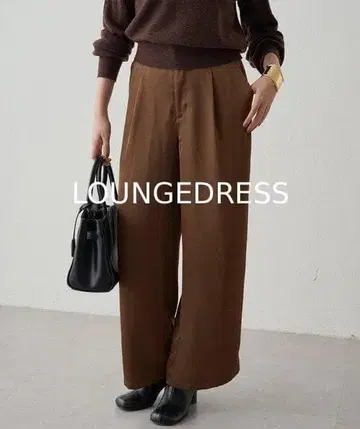[새상품급] LOUNGEDRESS 와이드 벨트 새틴 팬츠 2nd