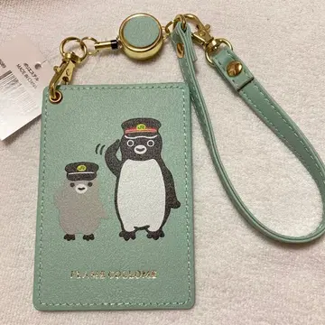 Suica 펭귄 패스 케이스 역무원 경례 펜스타