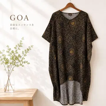 새상품급 빅 사이즈 GOA 동양인 원피스