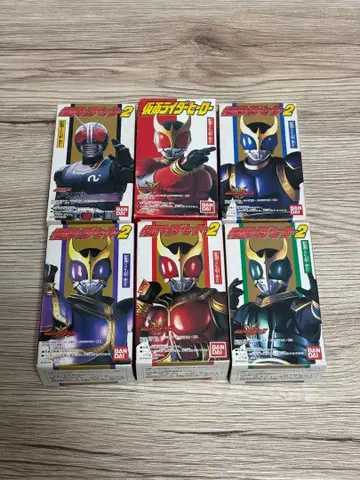 가면라이더 히어로 2 피규어 6종 세트 BANDAI