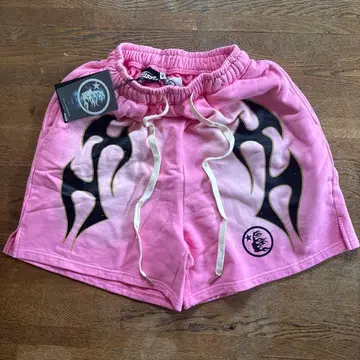 Hellstar Flame Shorts M 핑크