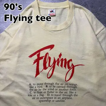 90s 플라잉 티셔츠 USA제 싱글