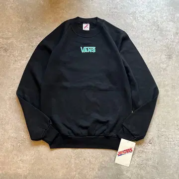데드스탁 90s Vans Jerzees바디 맨투맨 블랙 S
