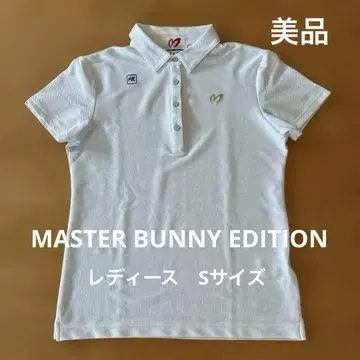 새상품급 MASTER BUNNY EDITION 여성용 피케 셔츠 화이트