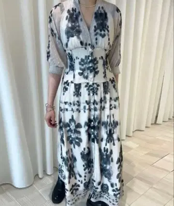 MEDI DECALCOMANIA CHIFFON DRESS