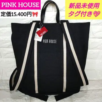 미사용 새상품 PINK HOUSE 백팩 블랙 블랙 컬러 핑크하우스