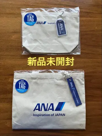 [ 미개봉 새상품 ] ANA 오리지널 택 포함 토트백 대소 2세트