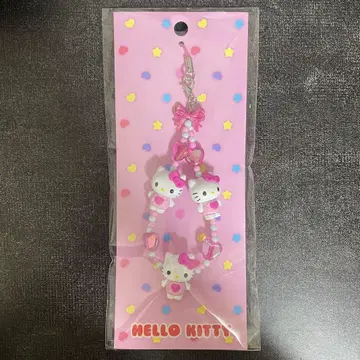 헬로키티 스트랩 두근거림 팝 비즈 키티