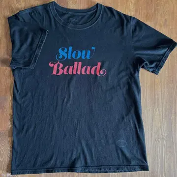 TANGTANG BLUE&RED SLOW BALLAD 프린트 T L