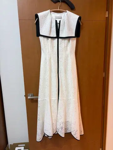 CELFORD 셀포드 미러 레이스 원피스 화이트 S OWHT