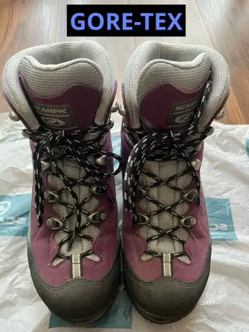 새상품급 SCARPA 스컬파 등산화 UK4 EU37 일본 23.5 퍼플