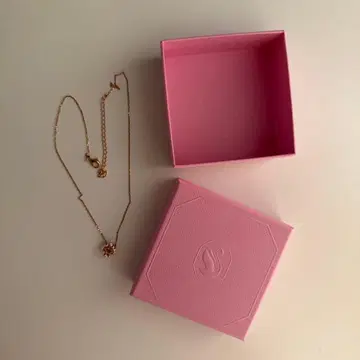 SWAROVSKI 목걸이 로즈 골드 컬러 Una
