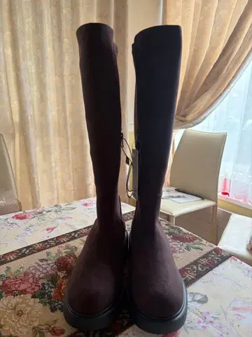 GU 울트라 스트레치 콤비네이션 롱 부츠+E 다크 브라운 XL