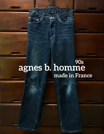 [레어] 90s agnes b. homme -straight denim-