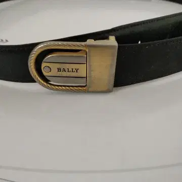 새상품급 BALLY 가죽 벨트 블랙 이탈리아제