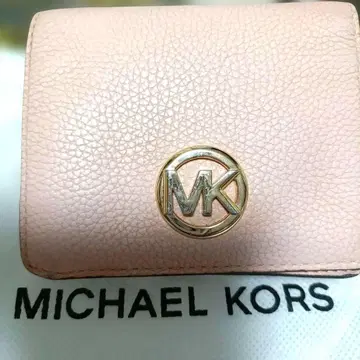 MICHAEL KORS 접이식 지갑 핑크