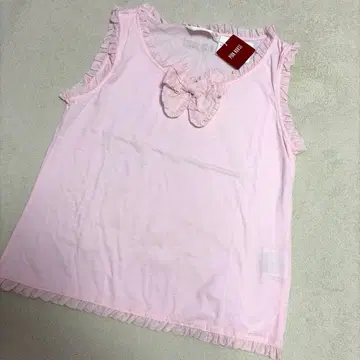[ 새상품 ] PINK HOUSE 탱크탑 핑크 리본 프릴 M 사이즈