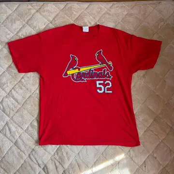 Majestic MLB Cardinals WACHA 52 티셔츠 구제 의류