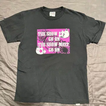 오츠키 켄지 THE SHOW MUST GO ON 티셔츠 블랙 M 사이즈
