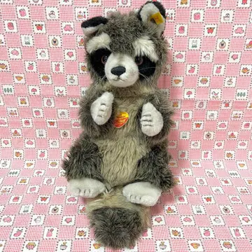 [주말 한정 가격 인하] 슈타이프 Steiff 너구리 Raggy 봉제 인형