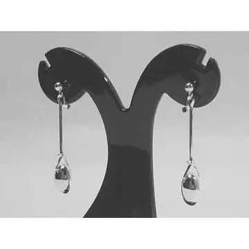 새상품 젠슨 귀걸이 Dew Drop128 실버볼 길이 4cm