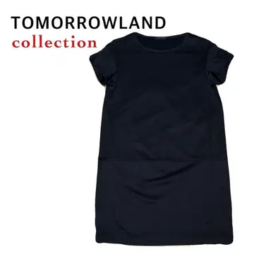 [ 투모로우랜드 ] TOMORROWLAND 튜닉 원피스 네이비