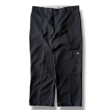 구제 Dickies 더블니 워크 팬츠 블랙 W40 루즈핏
