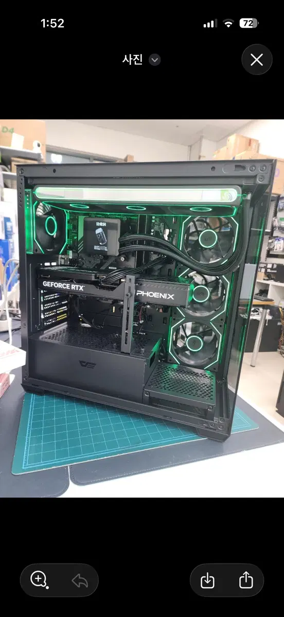 (실사용 1달) 7800x3d / 5070ti 올블랙 고사양 본체