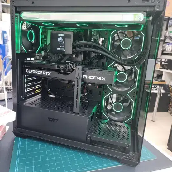 (실사용 1달) 7800x3d / 5070ti 올블랙 고사양 본체