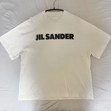 JIL SANDER 로고 티셔츠 화이트