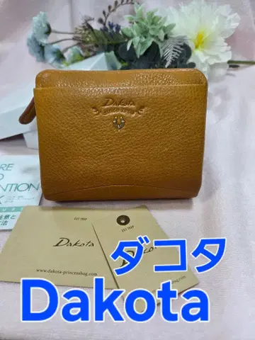 [ Dakota ] 이단 접이식 지갑 머스타드