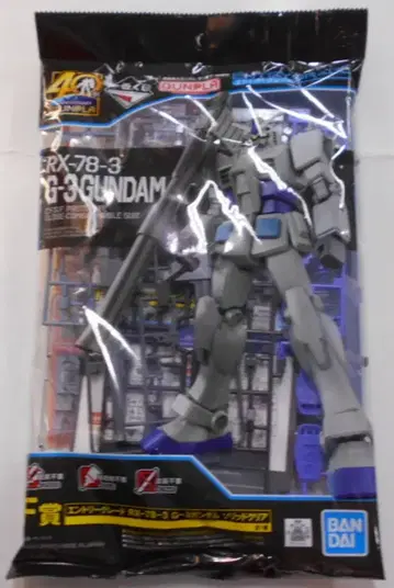 BANDAI SPIRITS 제일복권 기동전사 건담 건담 프라모델 40주년 F상 응모 그레이 등급 RX-78-3G3 건담 솔리드 클리어