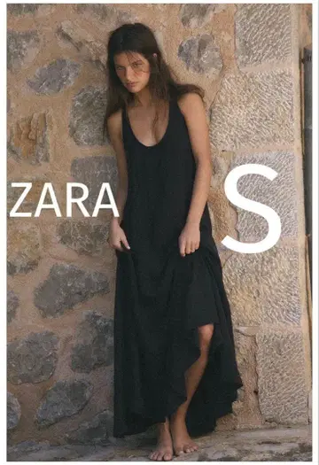 ZARA 롱 기장 레이온 원피스 S
