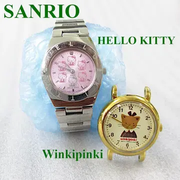 SANRIO 헬로키티 Winkipinki 손목시계 2세트