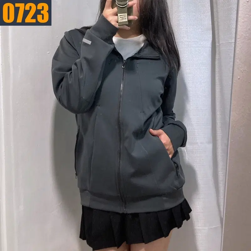 105 ADIDAS 아디다스 회색 집업 자켓 아우터