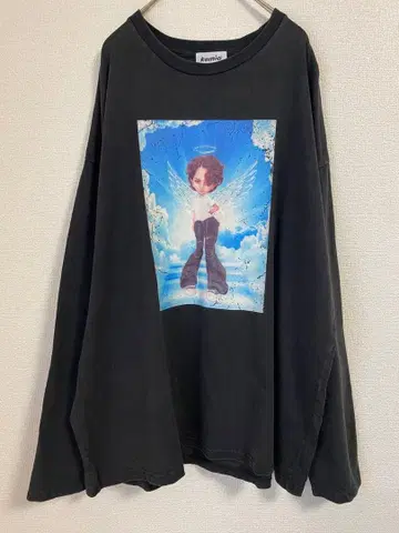 kemio store 롱 T 워시 가공 M 사이즈