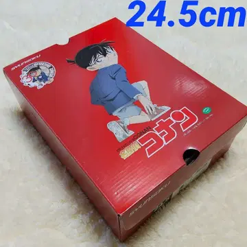 새상품 미사용 순족 명탐정 코난 킥력 강화 신발 24.5cm 스탠드 포함