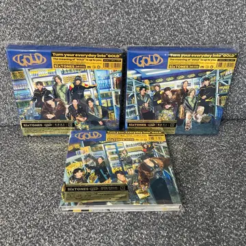 SixTONES - GOLD 앨범 3개 세트 Blu-ray