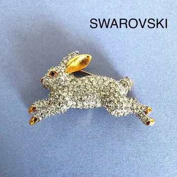 컨디션 최상 SWAROVSKI 스와로브스키 토끼 토끼 브로치
