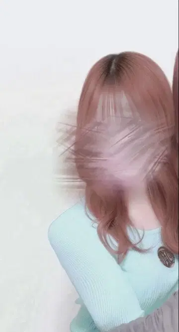 GYDA 리브 니트 긴팔 크롭 블루