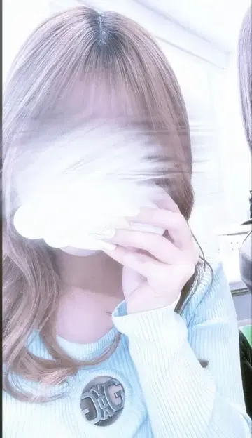 GYDA 리브 니트 긴팔 크롭 블루